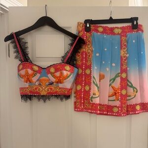 Custom Skirt Set one of a kind XS/S